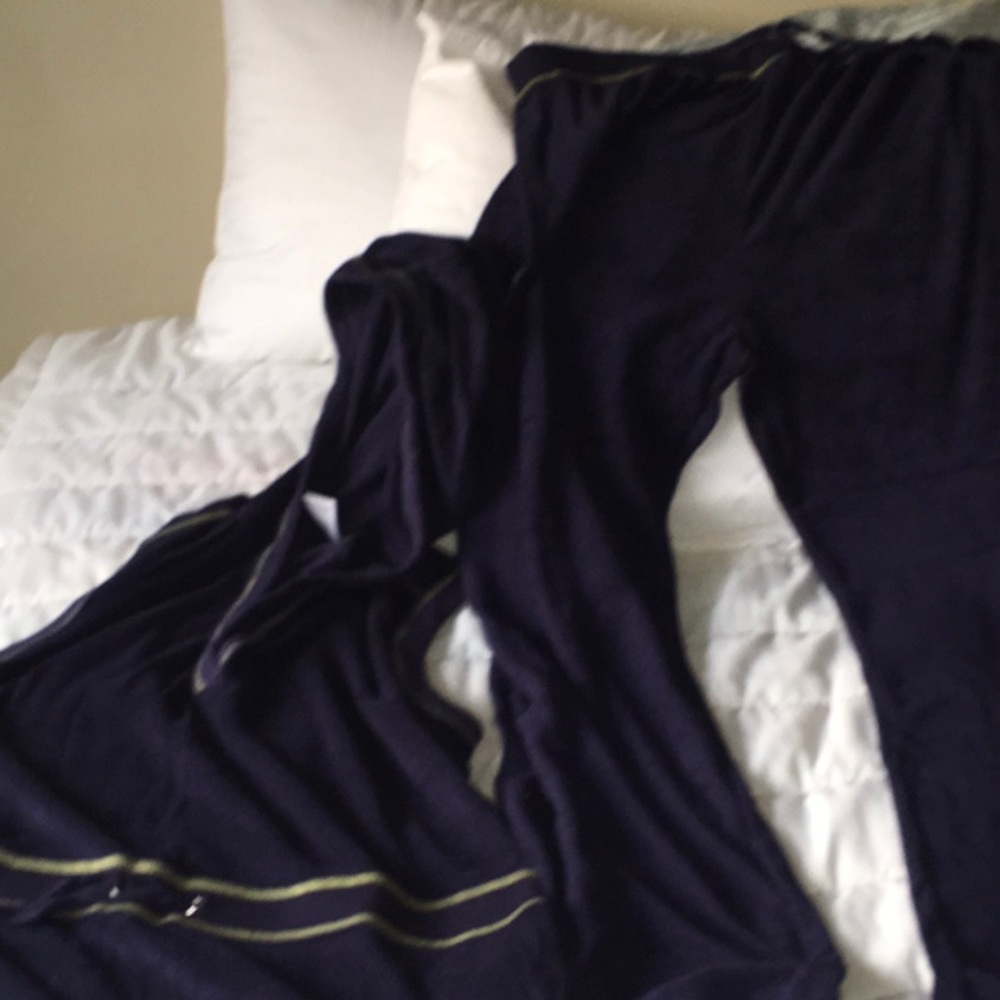 Baby terry hooded top and pants